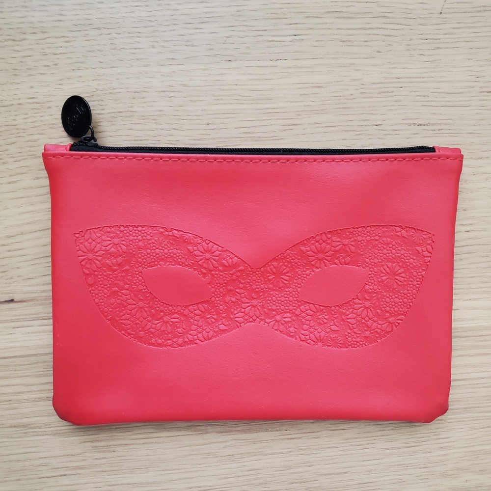 NEW Ipsy Red Mask Makeup Case